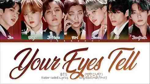 دانلود آهنگ your eyes tell از bts