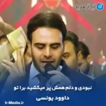 دانلود آهنگ نبودی و دلم همش پر میکشید برا تو داوود یونسی